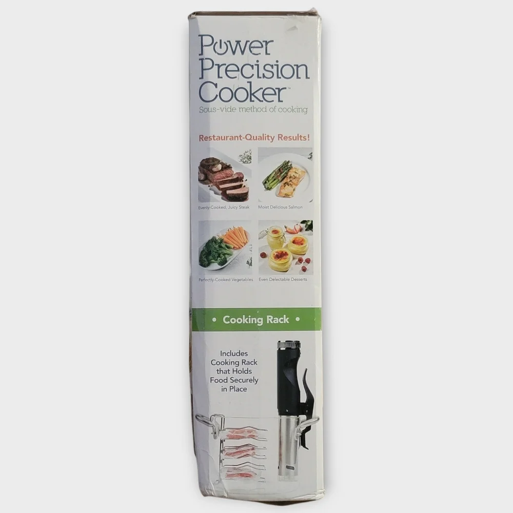 Trister Power Precision Sous Vide Method of Cooking Circulator Cooker With Rack